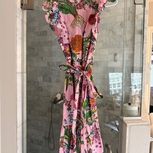Vibrant Floral Maxi Dress